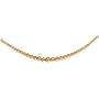 Collier Boules légères en chute Or 18 Carat