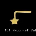 Percing nez Etoile Or
