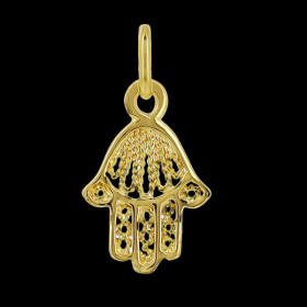 Pendentif Main de Fatima Or