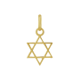 Pendentif Etoile de David 10 mm Or