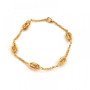 Bracelet Graines Forçat Plaqué Or