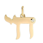 Pendentif Hai Diamant Or
