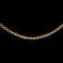 Collier Gros Sirop lisse Or 18 Carat