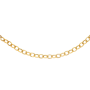 Collier maille Forçat 7 mm Or 18 Carat