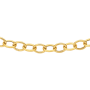 Collier maille Forçat 7 mm Or 18 Carat