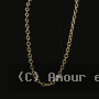Collier maille Forçat 8,50 mm Or 18 Carat