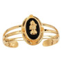 Bracelet Onyx Madras Plaqué Or
