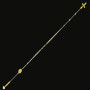 Bracelet Chapelet Croix et Vierge miraculeuse Or