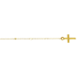 Bracelet Chapelet Croix et Vierge miraculeuse Or