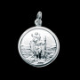 Médaille St Christophe ronde Argent