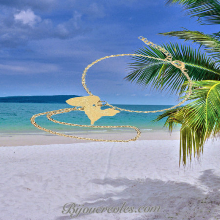 Bracelet Main Carte Guadeloupe