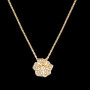 Collier Hibiscus diamants Or 18 Carat