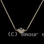 Collier éventail diamants Or 18 Carat