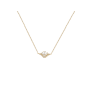 Collier éventail diamants Or 18 Carat