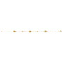 10Bracelet Or Forcat 3 Graines et 2 Boules