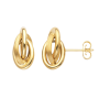 Boucles d'oreilles Noeud Forçat Or