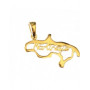 Pendentif Ajouré Cartes Plaqué or
