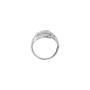 Bague feuilles anthurium argent platiné