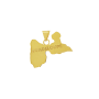 Pendentif Carte de la Guadeloupe Or