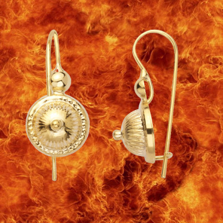 Boucles d'oreilles Chou Or