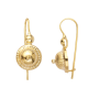 Boucles d'oreilles Chou Or