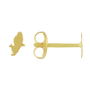 Boucles d'oreilles carte Martinique PM Or