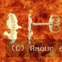 Boucles d'oreilles carte Martinique Or
