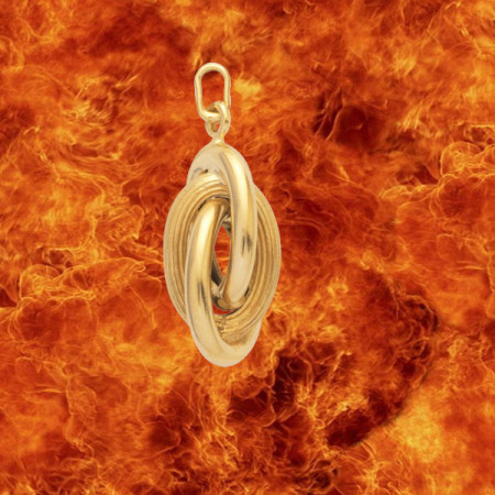 Pendentif Noeud Forçat Or