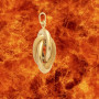Pendentif Noeud Forçat Or