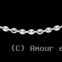 Collier maille Grains de café creuse 7 mm