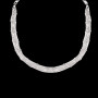 Collier 10 rangs chaîne boules