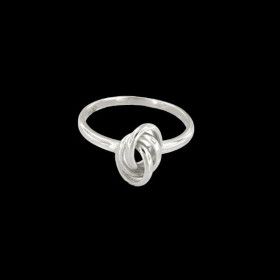 Bague Argent Forme 1 Nœud Forçat PM