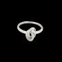 Bague Argent Forme 1 Nœud Forçat PM