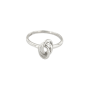 Bague Argent Forme 1 Nœud Forçat PM