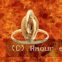 Bague Noeud forçat 8.50 x16 mm Or