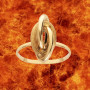Bague Noeud forçat 8.50 x16 mm Or