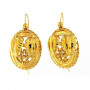 Boucles d'oreilles Créoles Grappe Raisin GM