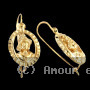 Boucles d'oreille Madras Plaqué or