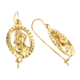 Boucles d'oreille Madras Plaqué or