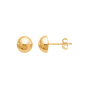 Boucles d'oreilles Demi-boule Or