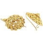 Boucles d'oreilles Tété Antillaise ondule