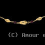 Collier 3 Noeuds Forçat cristaux Grenat Or 18 Carats
