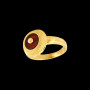 Bague Plaqué Or Cornaline