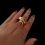 Bague Carambole Plaqué Or