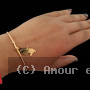 Bracelet Carte des iles Acier