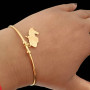 Bracelet Carte des iles Acier