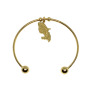 Bracelet Carte des iles Acier