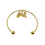 Bracelet Carte des iles Acier