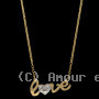 Collier love Or