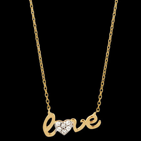 Collier love Or